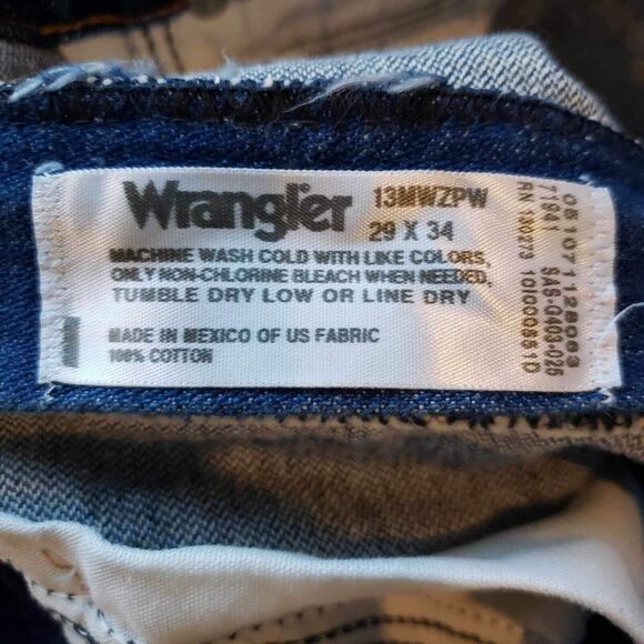 Wrangler Jeans Leather Patch 11” High Rise Boot Cut Womens Medium Wash - Picture 7 of 8